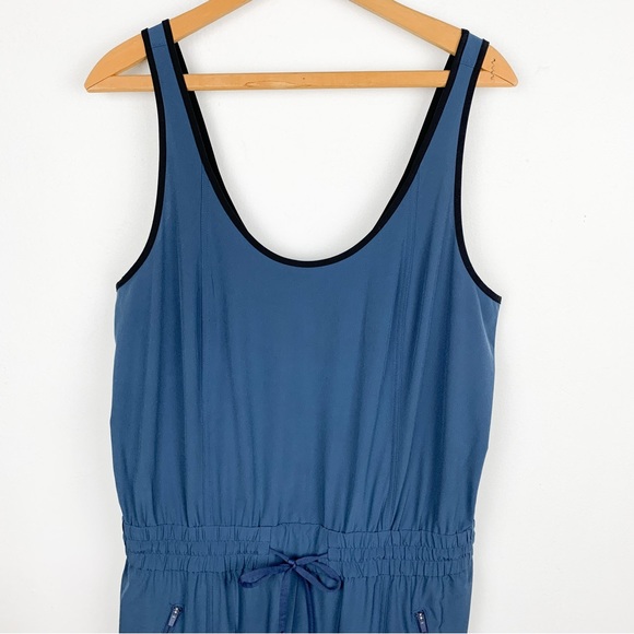 Athleta Women’s Blue Unbound Athleisure Jumpsuit Sz MT - Picture 5 of 13